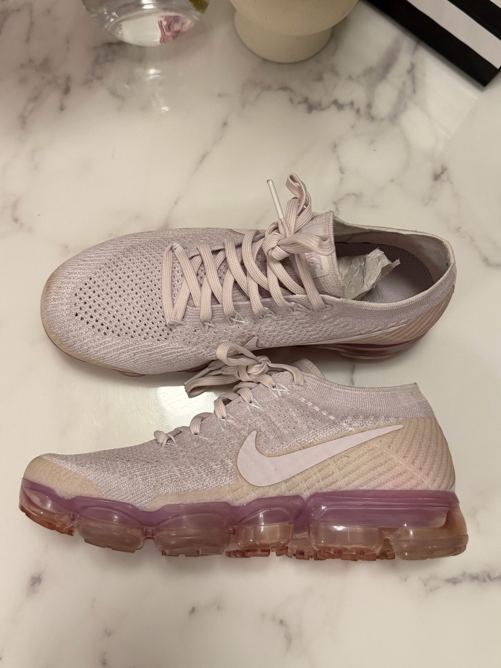 Nike Women's VaporMax Flyknit Sneakers Lilac
